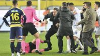 watch video fight in the field club-president-knocks punch match referee