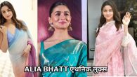 Alia Bhatt Ethnic Looks animal success party look