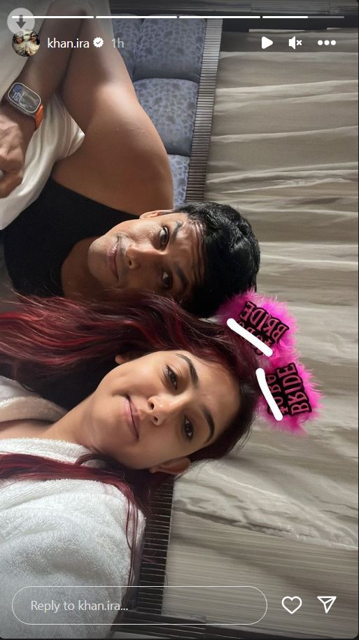 Ira Khan Nupur Shikhare First Selfie After Marriage