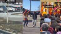 Ram Mandir flag march in America