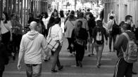 People Roaming on Road
