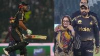 PSL 2024 Babar Azam Score Century Front of mother Peshawar Zalmi