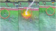 Video Lighting Hits football Match Footballer Collapse And Died Immediately