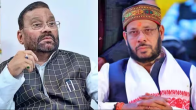 Samajwadi Party MLA Manoj Pandey and Swami Prasad Maurya