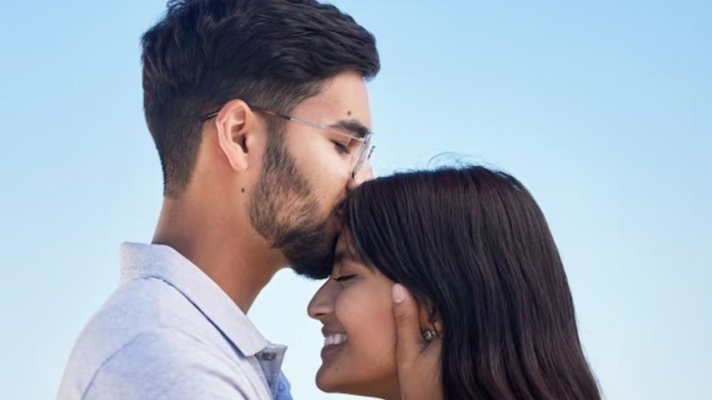 fore head kiss