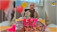 Maria Branyas Morera celebrating her 117th birthday
