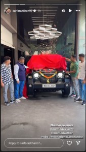 IPL 2024 Sarfaraz Khan and musheer khan got Gift From anand mahendra Thar