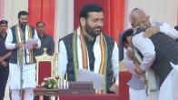 nayab singh saini oath manohar lal khattar