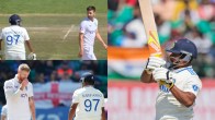 IND vs ENG Sarfaraz Khan Fight Mark Wood Ben Stokes Joe root Shoaib Bashir Dharamshala Test