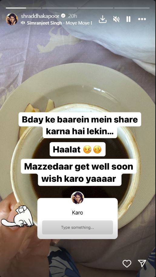 Shraddha Kapoor Viral Post