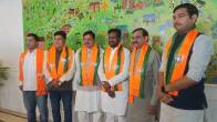 Vikram Ahake with CM Mohan Yadav and other BJP leaders