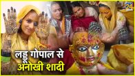 Girl Wedding With Laddu Gopal