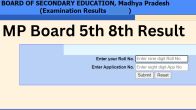MP Board Result