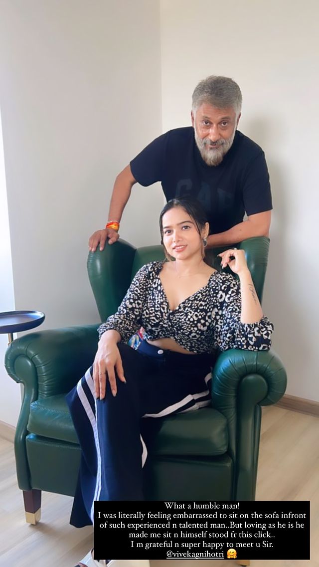 Manisha Rani Vivek Agnihotri Viral Photo