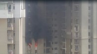 AC Blast Fire Burst Noida Sector 100 Lotus Boulevard Society