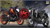 KTM 200 Duke Vs Yamaha FZ S Fi