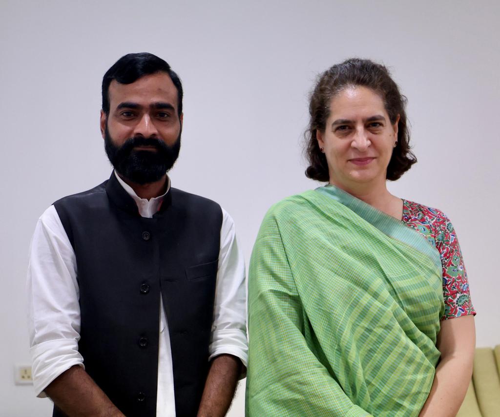 Priyanka Gandhi Utkarsh Maurya