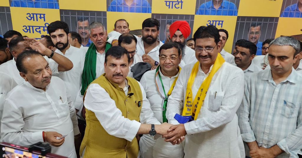 Sanjay singh bjp aap haryana