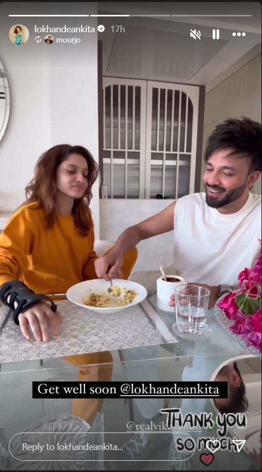 Ankita Lokhande Injured