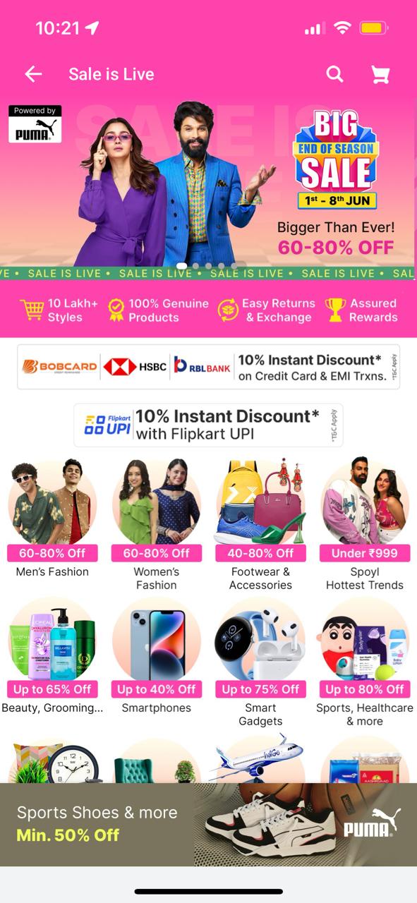 Flipkart Sale 