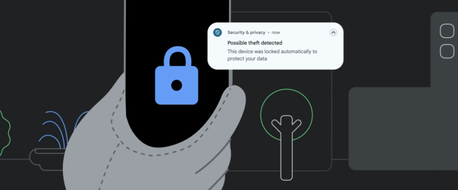 google anti-theft feature
