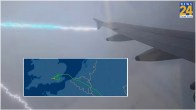 British Airways Plane Stuck into Sky Lightning