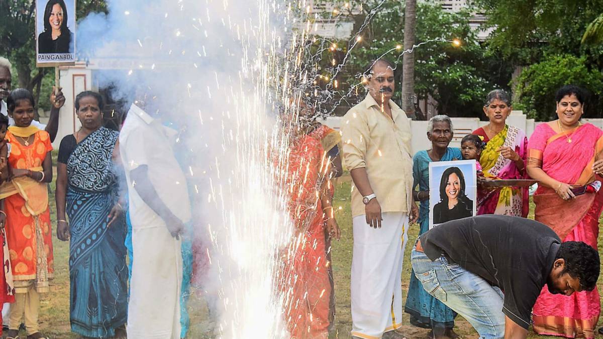 Kamala Harris Thulasendrapuram Village Tamilnadu