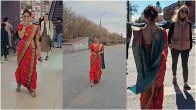 Marathi look in Russia Video