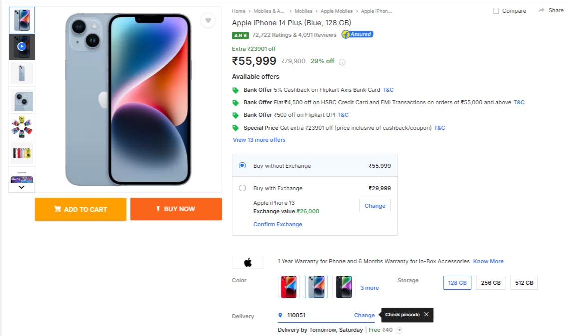 Apple iPhone 14 Plus