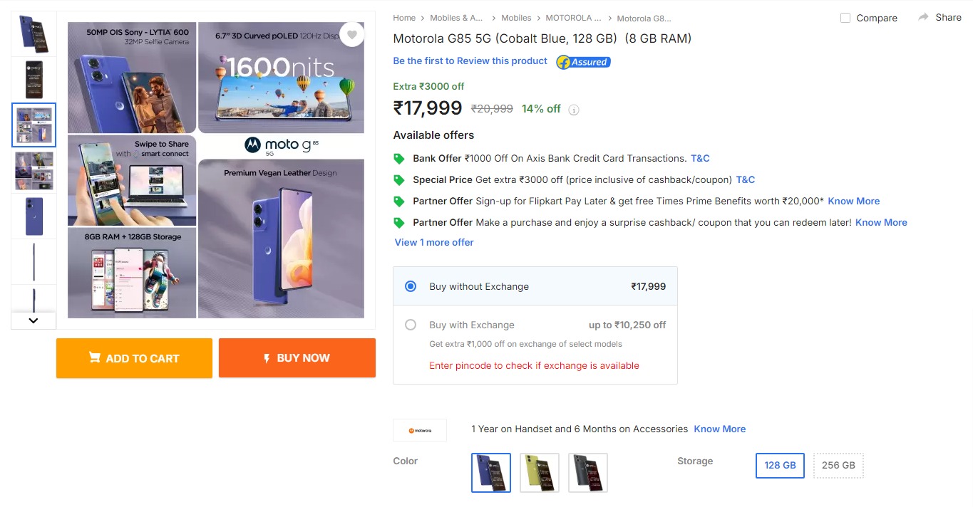 Moto G85