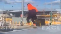 Passenger on Plane Wings