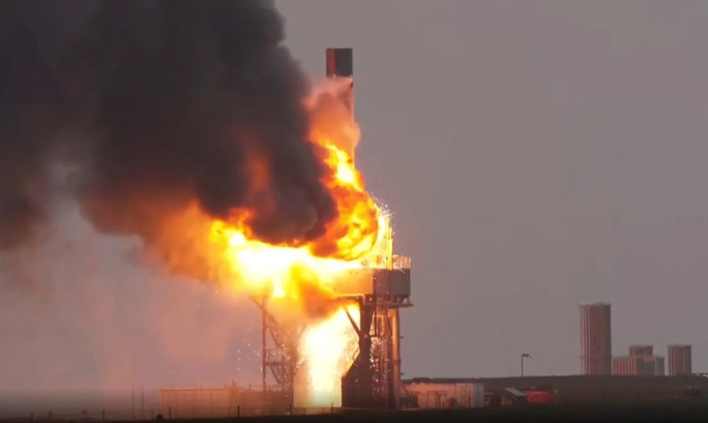 Saxward Spaceport Explosion 
