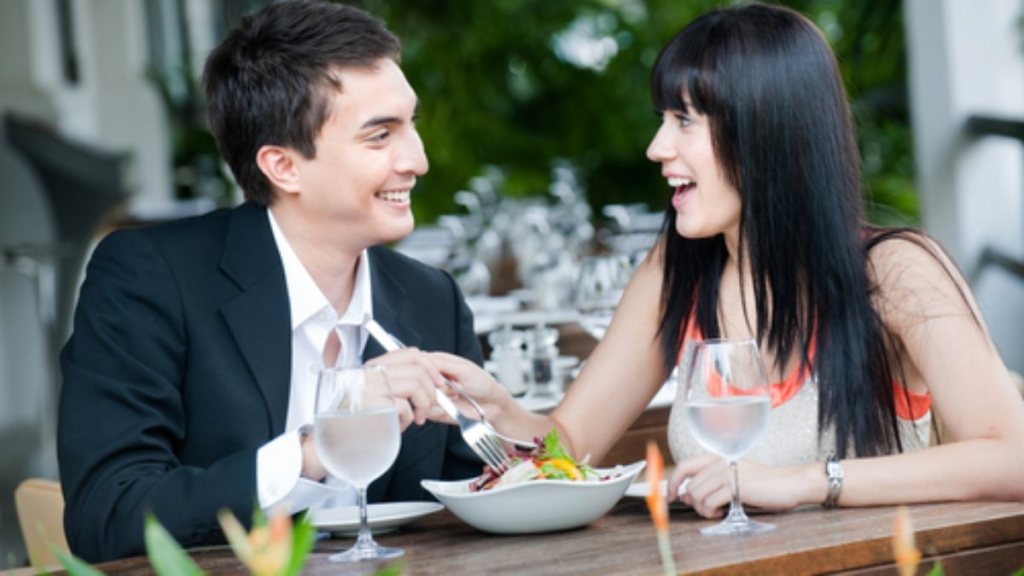 eating together
