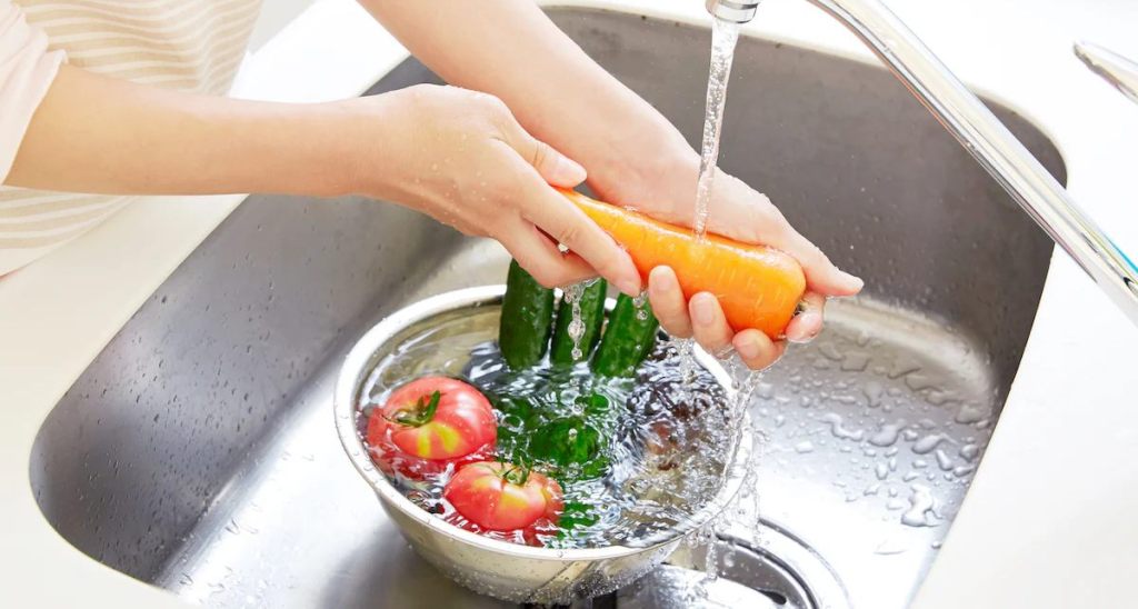 fruits and vegetables cleaning tips 