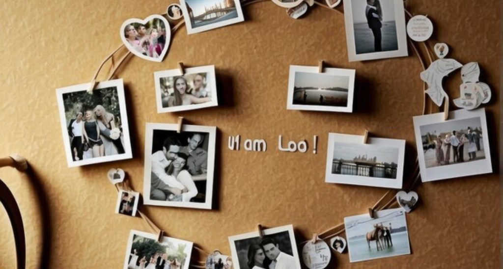 photo wall hanging