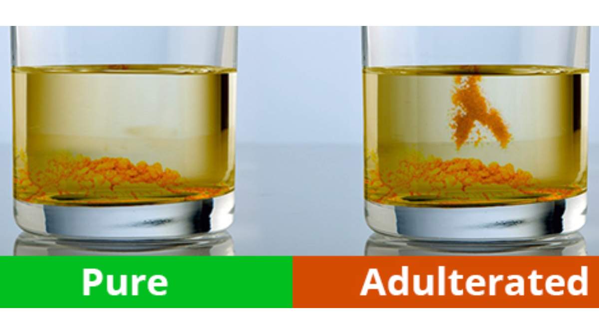 real turmeric vs fake