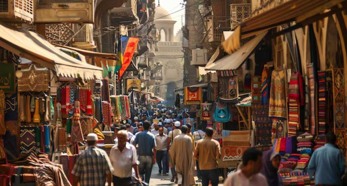 Delhi market shopping