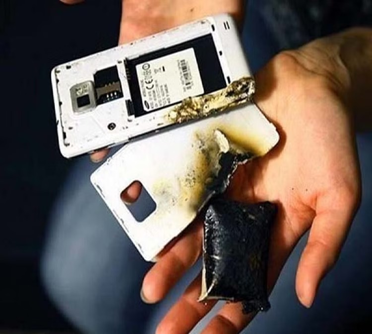 Mobile phone blast 