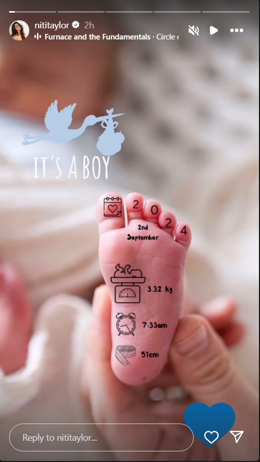 Niti Taylor Announces Baby Boy Birth