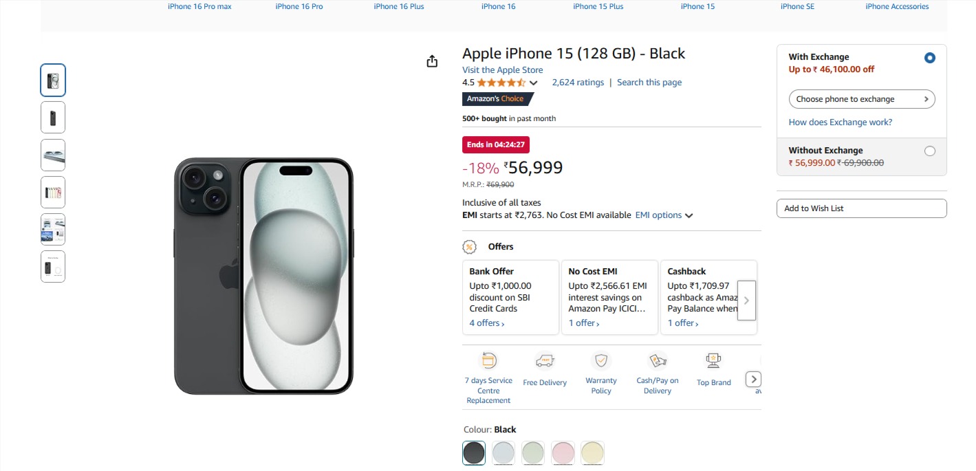 Apple iPhone 15