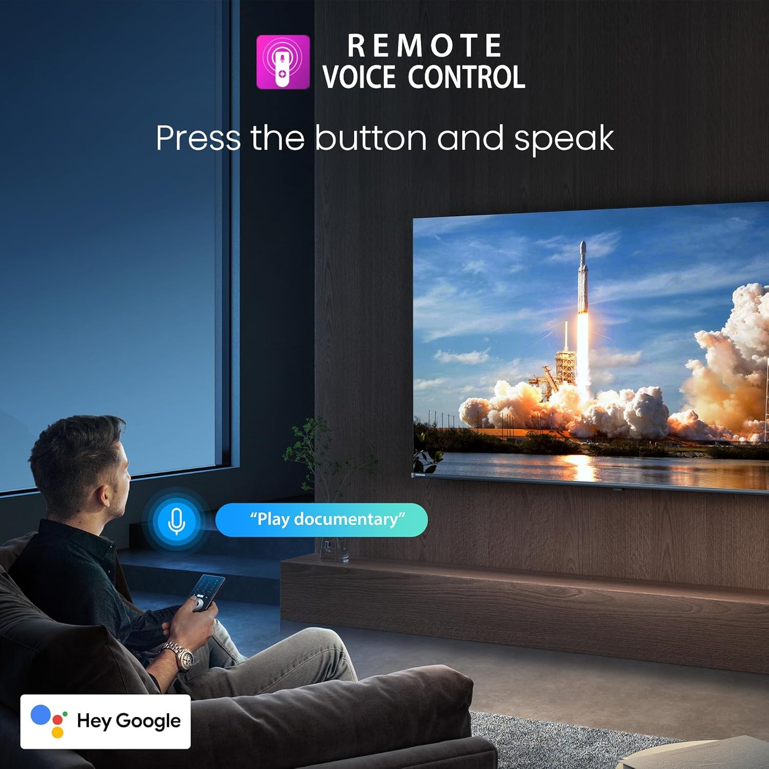 TOSHIBA 55 इंच C350NP Series 4K Ultra HD Smart LED Google TV