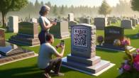 QR Codes on Graves in Munich