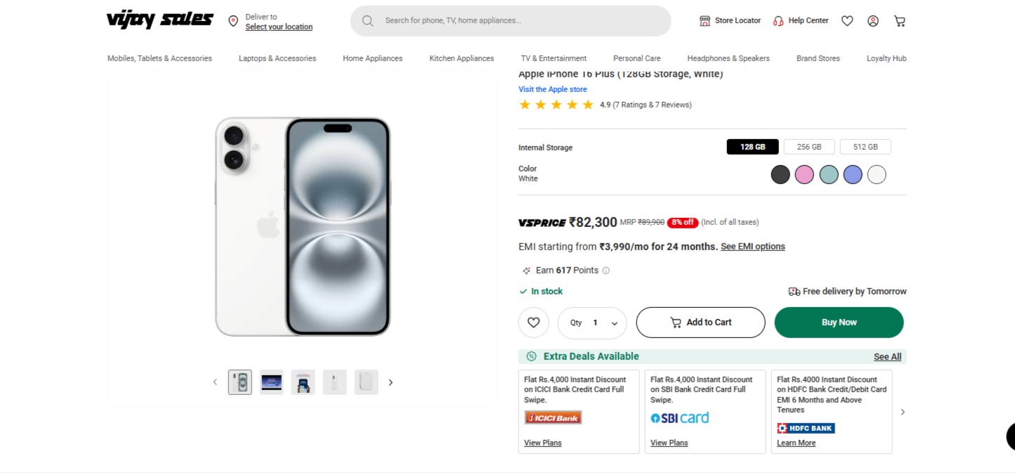 iPhone 16 Plus Discount Offer