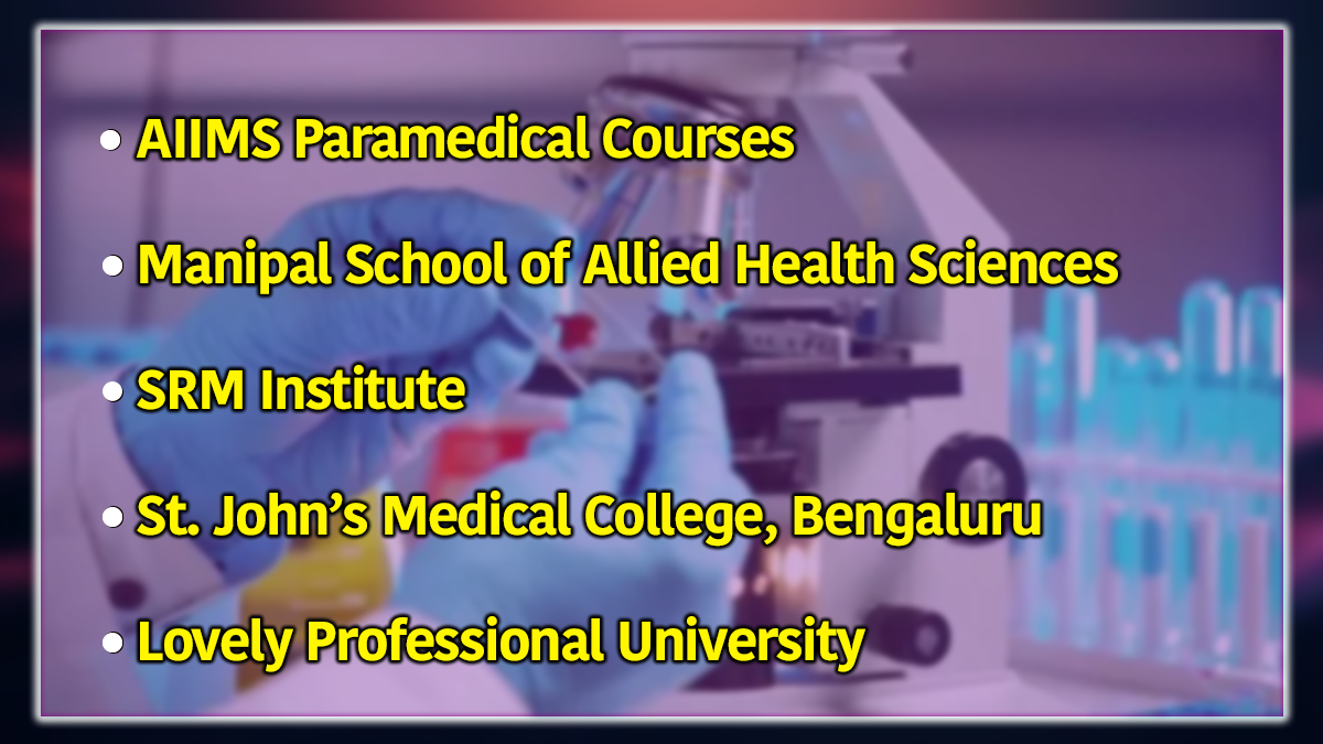Bachelor in Medical Lab Technology