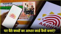 Blue Aadhaar Card Process