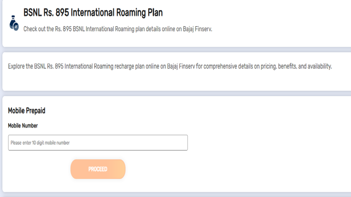 BSNL Recharge Plan