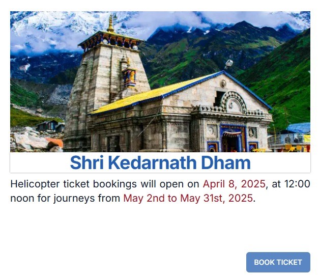 Kedarnath Chardham Yatra 