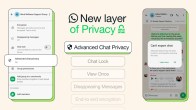 WhatsApp Launches Advanced Chat Privacy Feature
