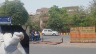 traffic barricading and injured student
