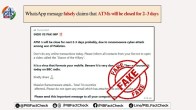 Fake WhatsApp Message